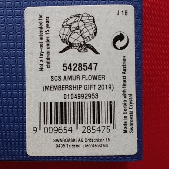 Swarovski crystal Amur flower - Picture 10 of 10